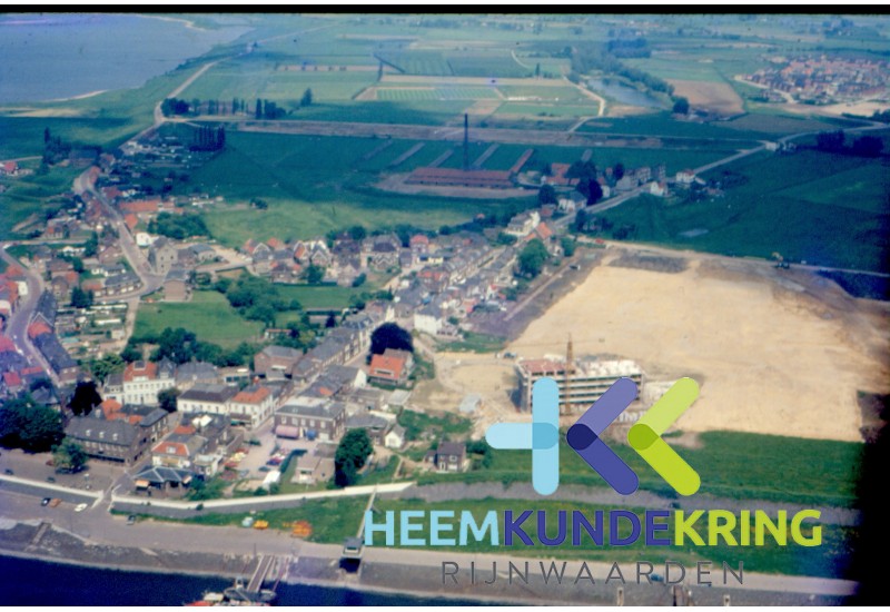 Luchtfoto Bouw eerste Lobede Coll. G.B.Janssen